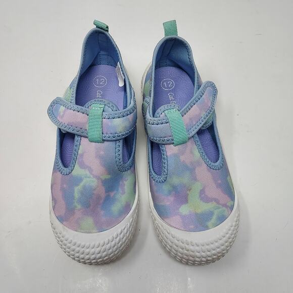 Cat & Jack Pastel Closed Toe Sandals Size 12 - Picture 2 of 8